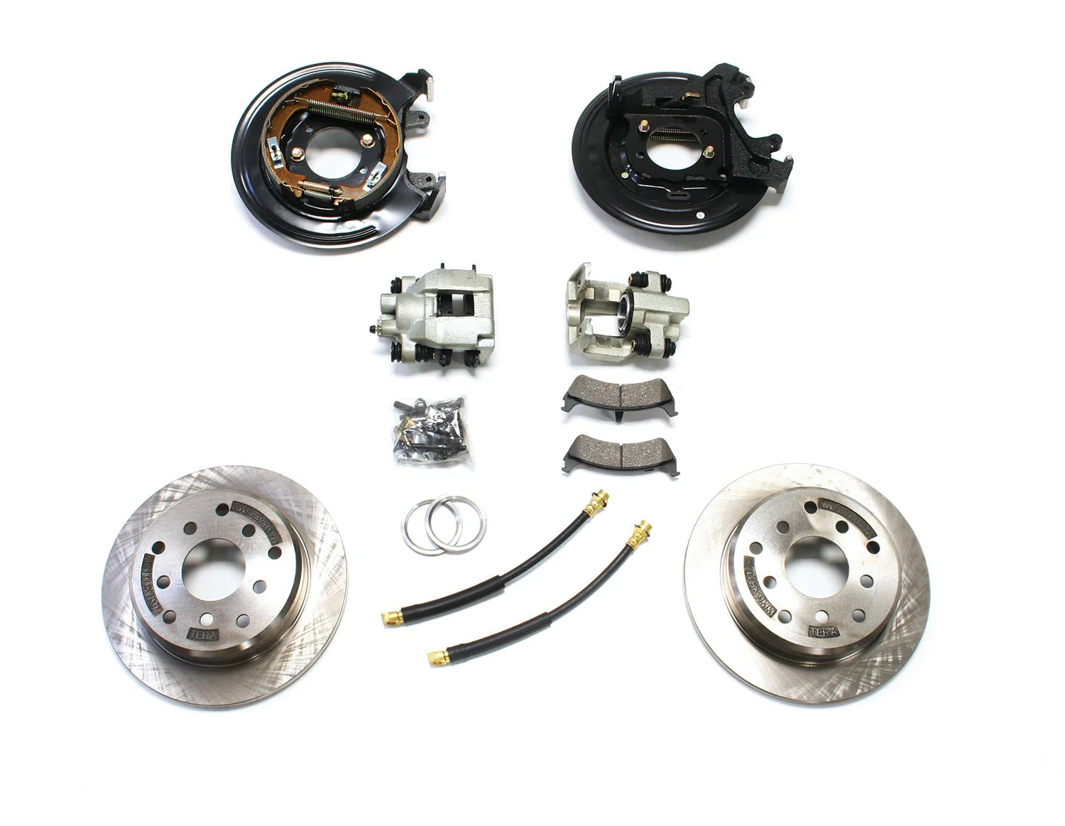 Teraflex 1991-06 Dana & Chrysler: Rear Disc Brake Conversion Kit