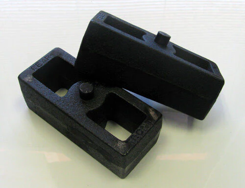 2" Cast Steel Tapered Rear Lift Blocks for Toyota Tacoma Tundra