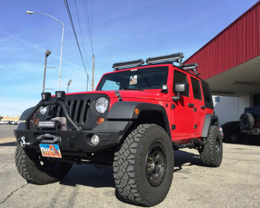 3" Suspension Lift w/ Shocks for Jeep Wrangler Unlimited JKU 2007-2018 (4-Door Models) - Image 8