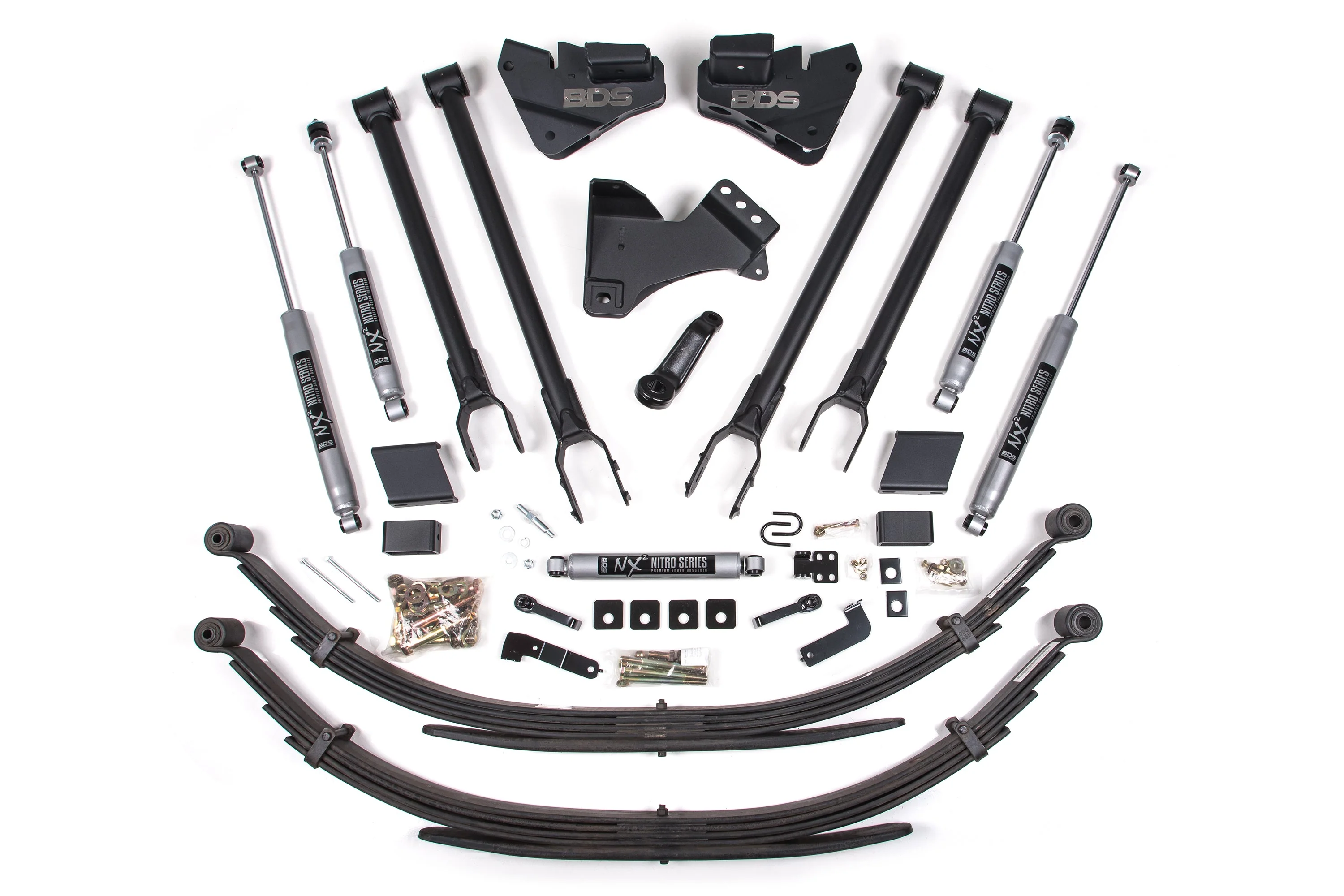 4 Inch Lift Kit | 4-Link Conversion | Ford F250/F350 Super Duty (17-19) 4WD | Diesel - Image 3