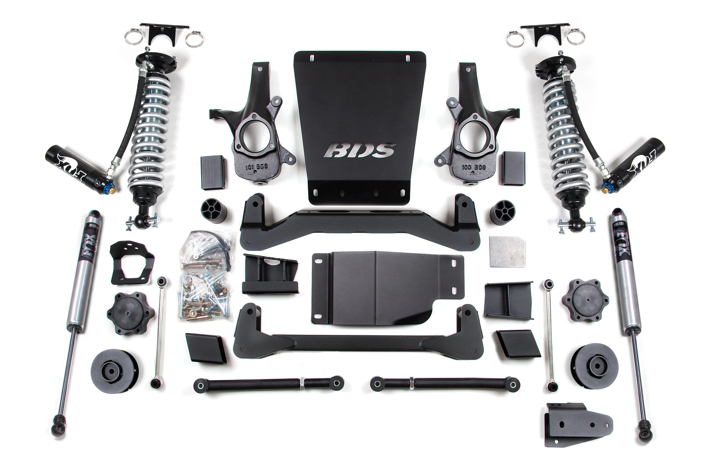 4 Inch Lift Kit | FOX 2.5 Coil-Over | Chevy/GMC Avalanche, Suburban, Tahoe, or Yukon 1500 (07-14) 4WD - Image 2
