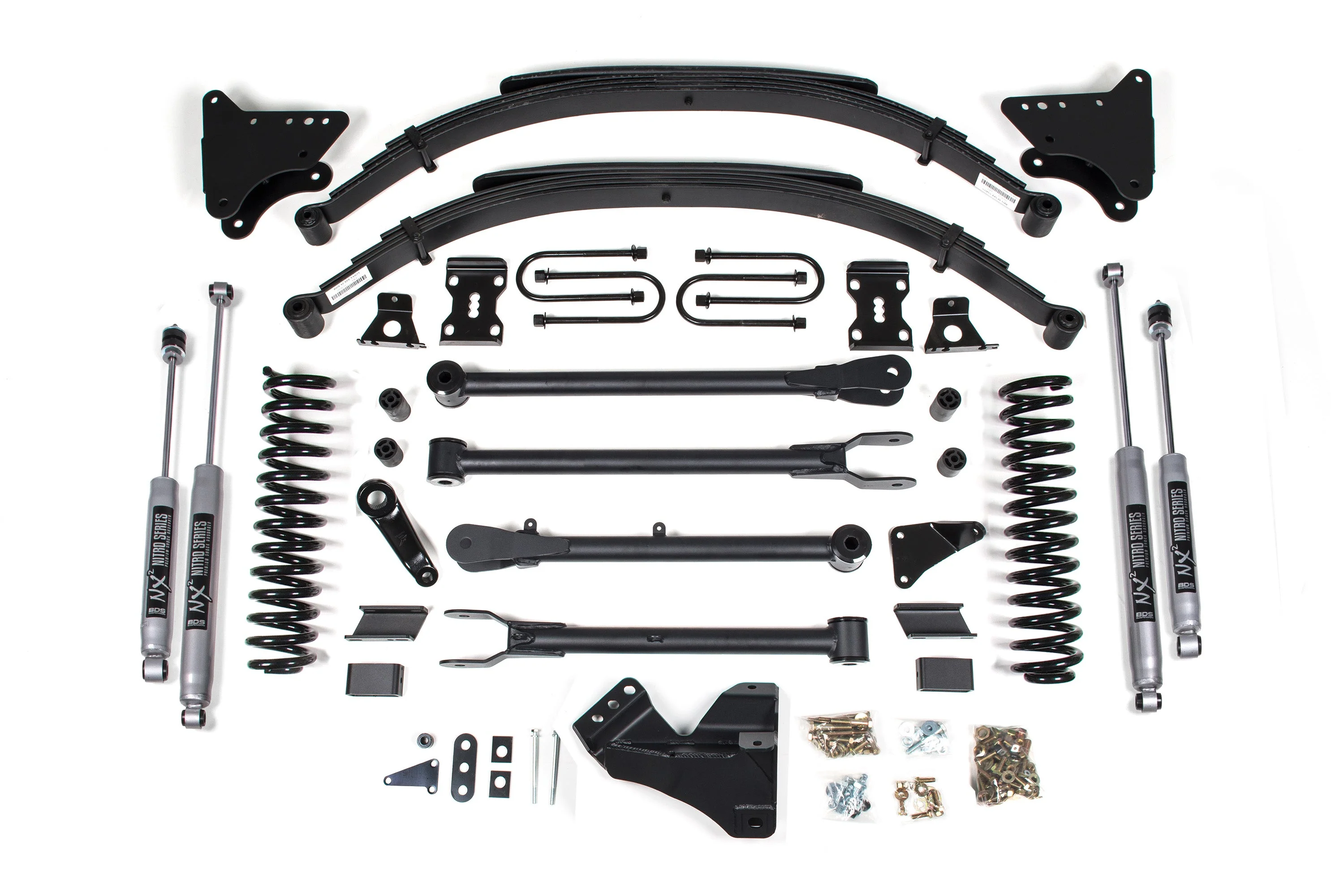 4 Inch Lift Kit w/ 4-Link | Ford F250/F350 Super Duty (05-07) 4WD | Diesel - Image 2
