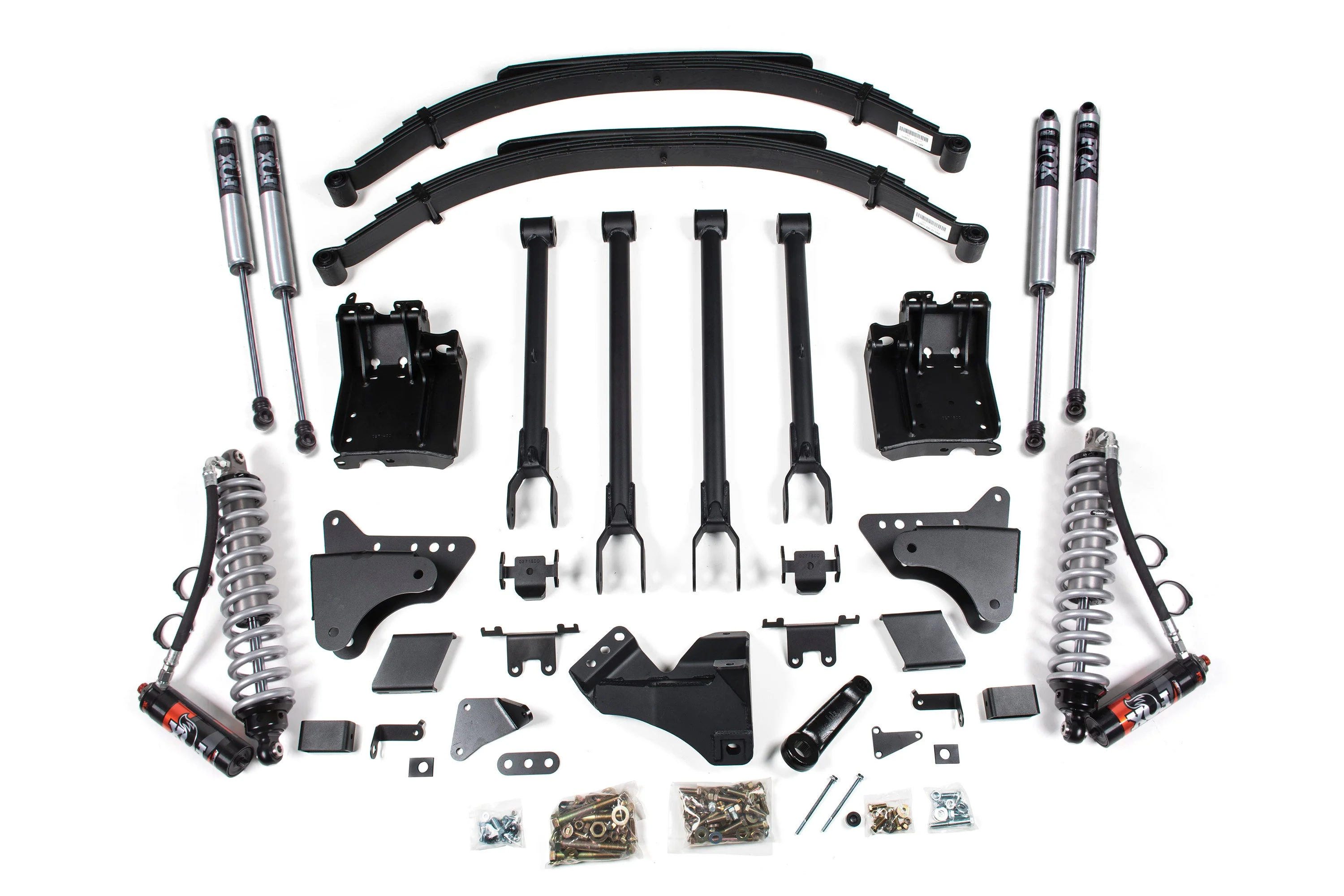 6 Inch Lift Kit w/ 4-Link | FOX 2.5 Performance Elite Coil-Over Conversion | Ford F250/F350 Super Duty (11-16) 4WD | Diesel - Image 2