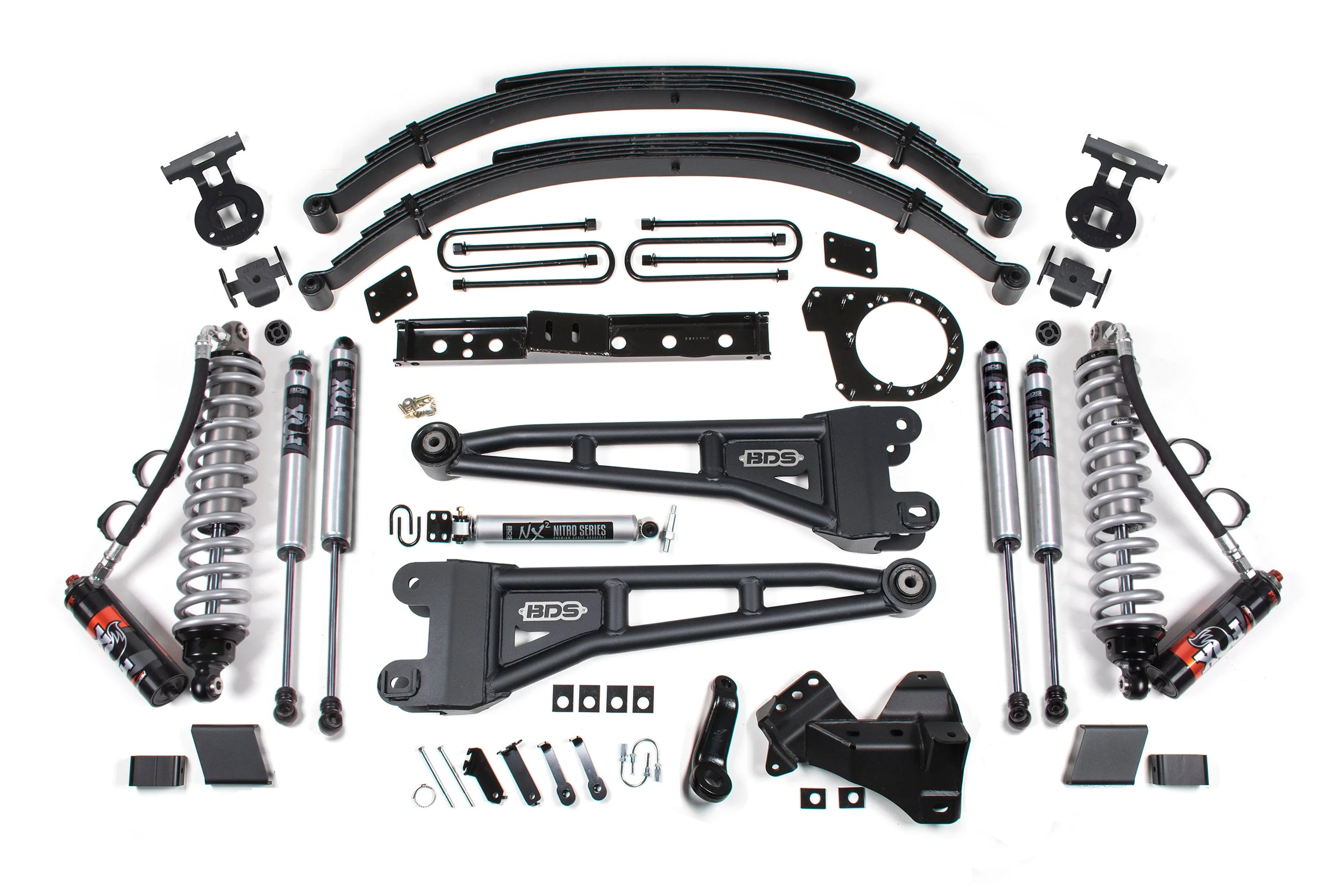 7 Inch Lift Kit w/ Radius Arm | FOX 2.5 Performance Elite Coil-Over Conversion | Ford F250/F350 Super Duty (20-22) 4WD | Diesel - Image 2