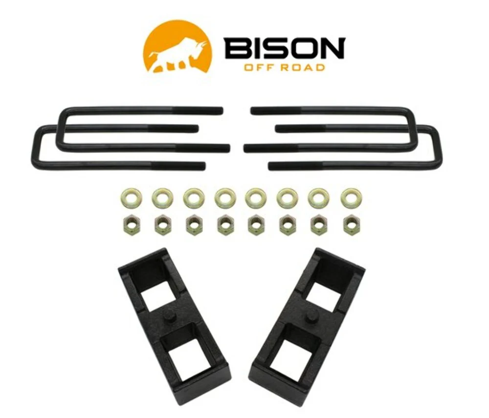 Bison Off Road 2.25" Rear Block Kit for Silverado/Sierra 1999-2024 - Image 3