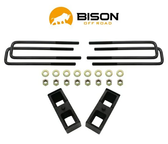 Bison Off Road 3" Rear Block Kit for Silverado/Sierra 1500 6-Lug 1999-2022 - Image 7