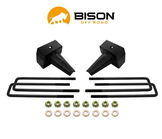 Bison Off Road 4" Rear Block Kit Chevy GMC Silverado/Sierra 2500/3500 2011-2024 - Image 7