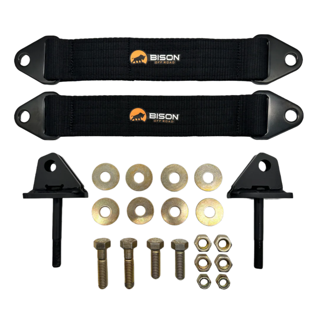 Bison Off Road Limiting Strap Kit Front CV Axle Saver for Ford Bronco 4WD 2021+