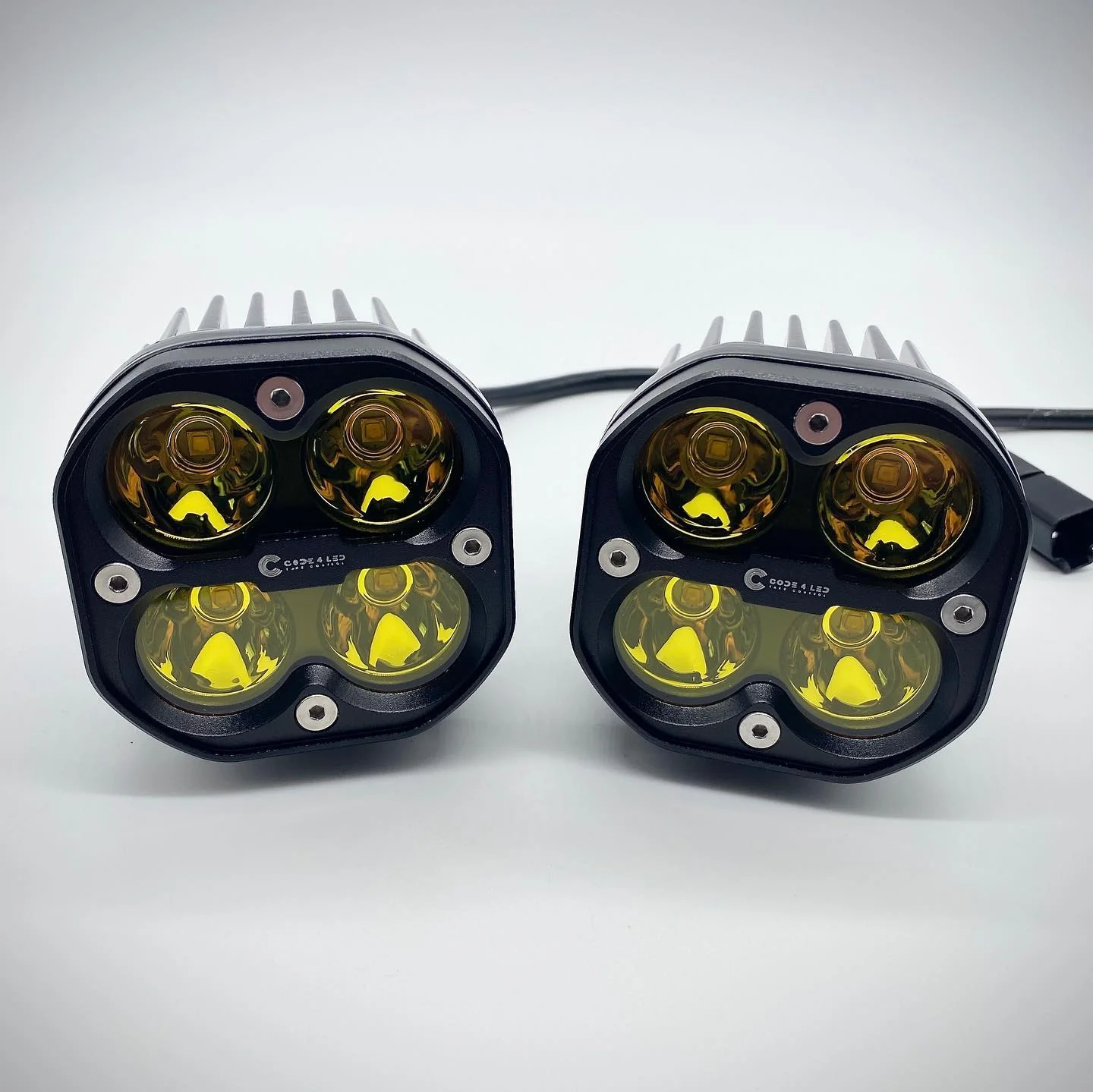 Code 4 LED PK40 Pod Light - Amber