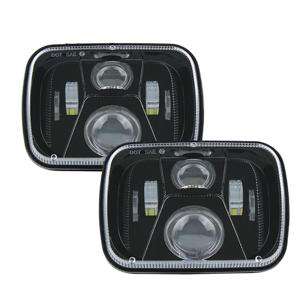 Code 4 LED Supply 5x7 Headlight with Halo (C4-57-HALO)