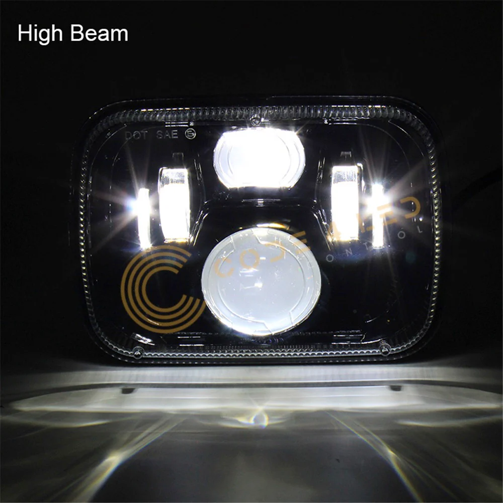 Code 4 LED Supply 5x7 Headlight with Halo (C4-57-HALO) - Image 6