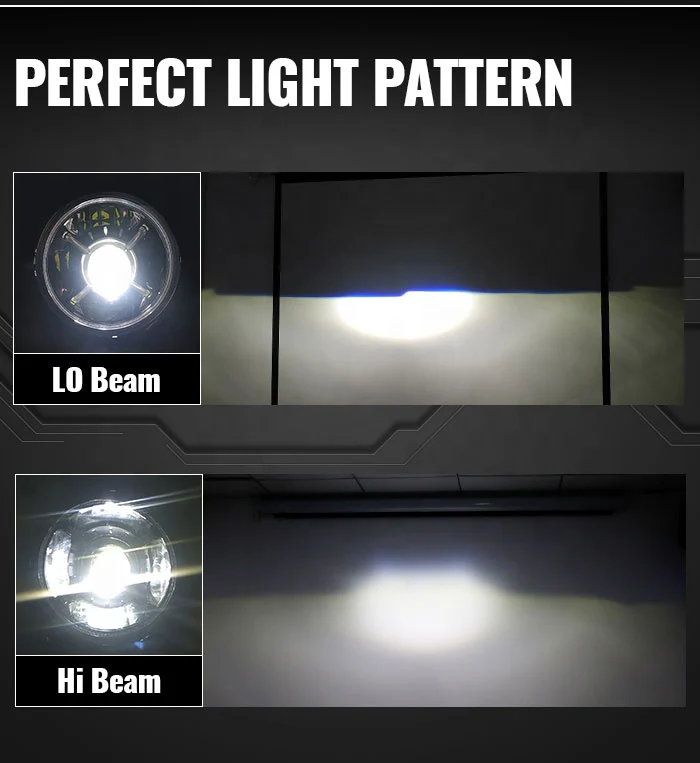 Code 4 LED Supply 9 inch "X" with Halo Headlight (C4-JLT9X-HL) - Image 3