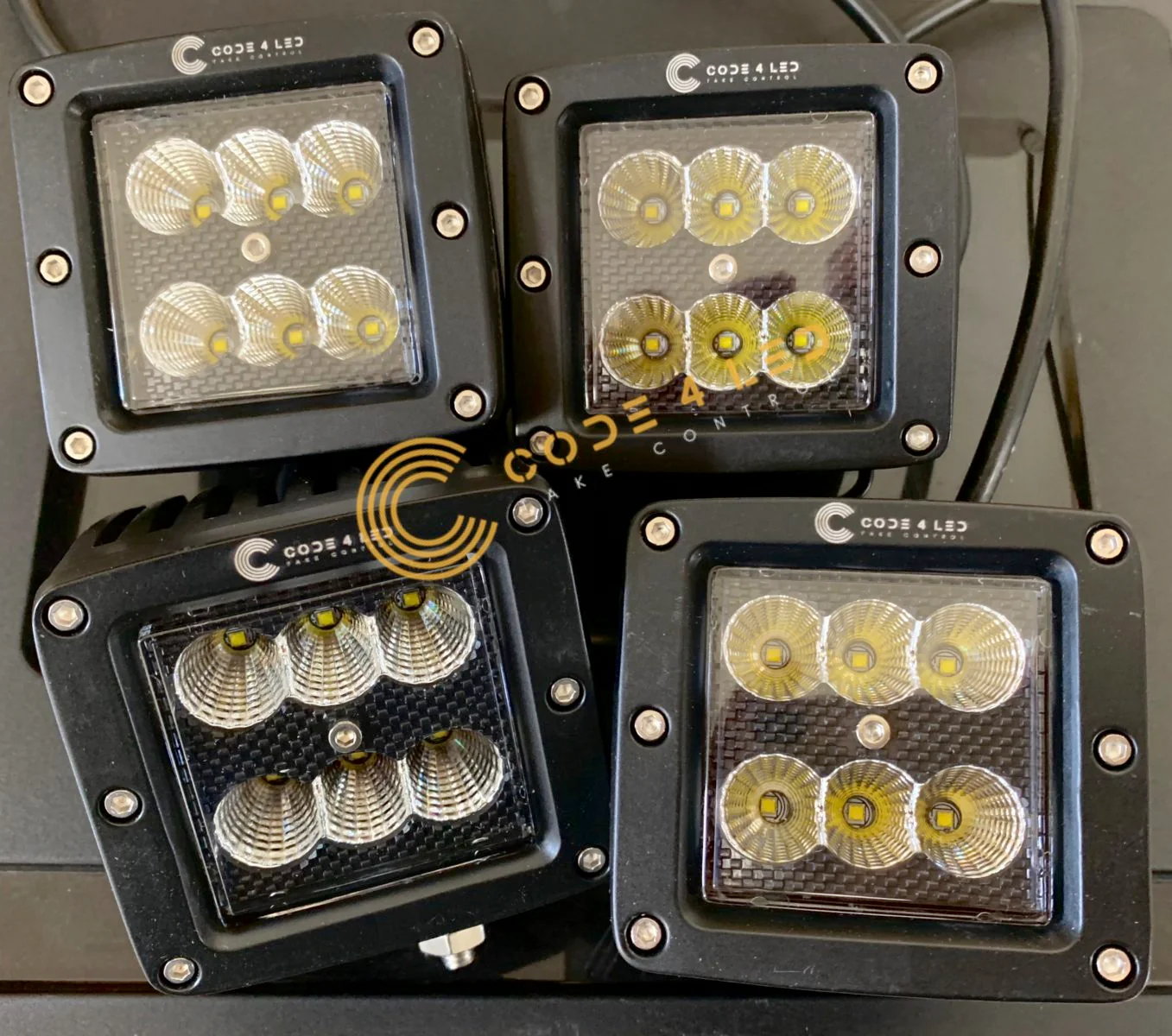 Code 4 LED Supply JL A Pillar Pod Light Kit (C4-JL4POD-PK) - Image 2