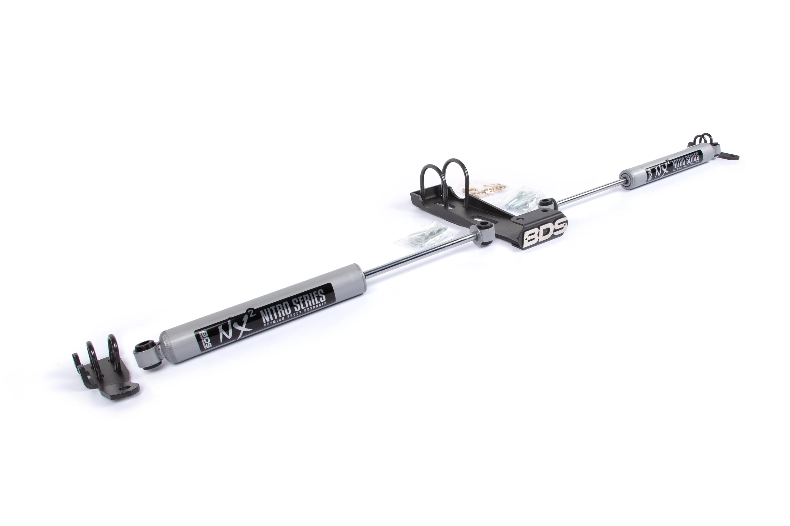 Dual Steering Stabilizer Kit w/ NX2 Shocks | Jeep Wrangler TJ (97-06), Cherokee XJ (84-01), Grand Cherokee ZJ (93-98) - Image 2