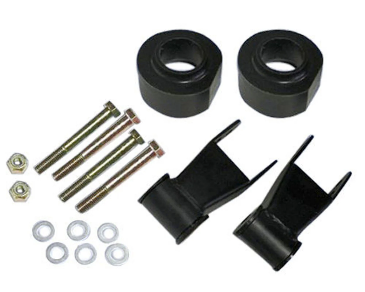 fits 3" Front 2" Rear Shackle Lift Kit for Jeep Cherokee XJ 1984-2001