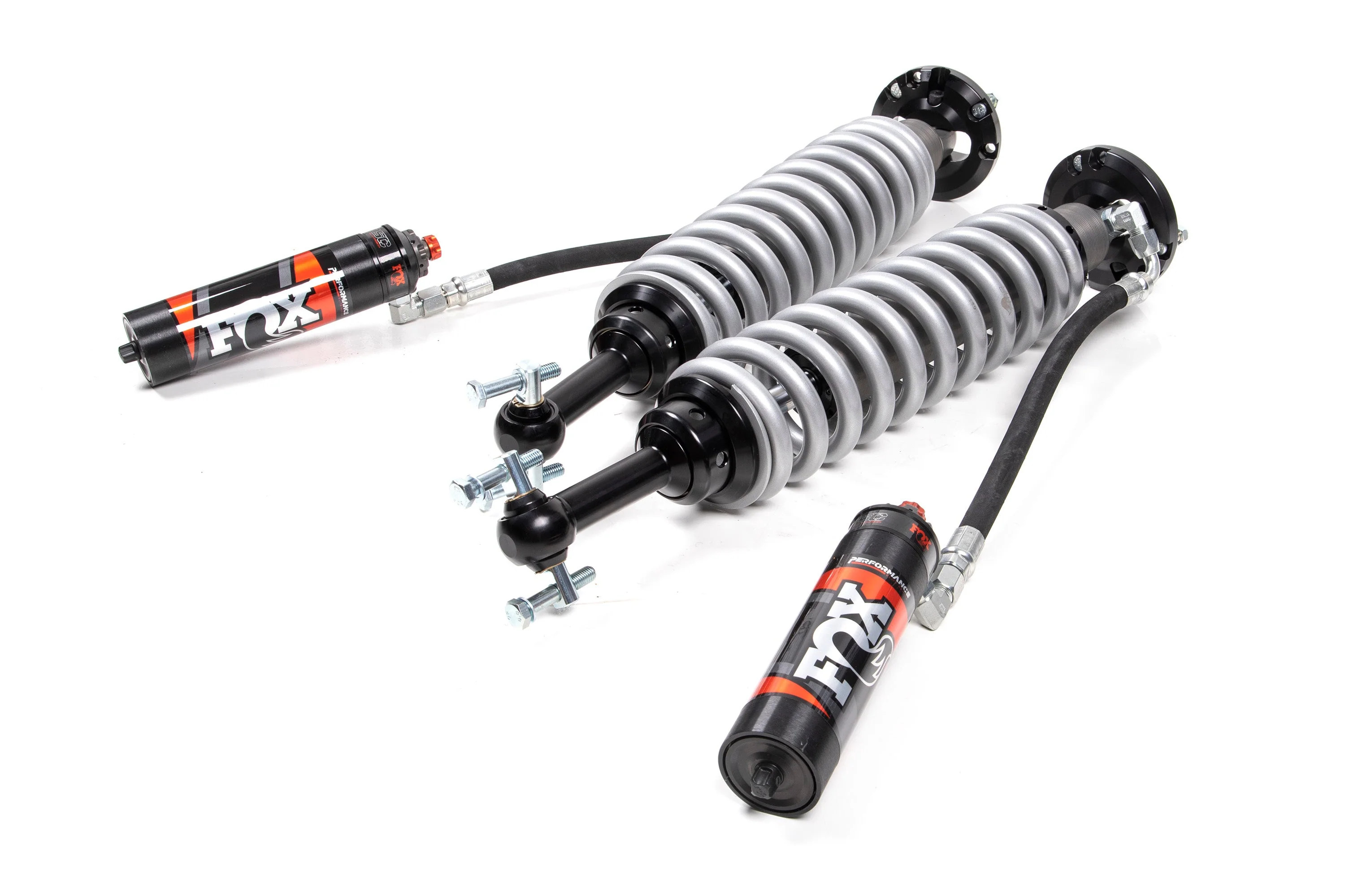 FOX 2.5 Coil-Over Shocks w/ DSC Reservoir Adjuster | 4 Inch Lift | Performance Elite Series | Ford F150 (15-25) 4WD - Image 3