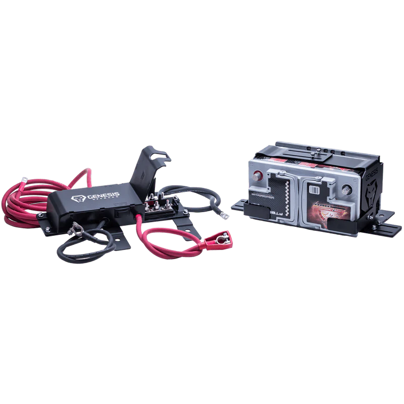 Genesis Offroad GEN3 Dual Battery Kit for 2020+ Diesel & 392 Jeep Wrangler