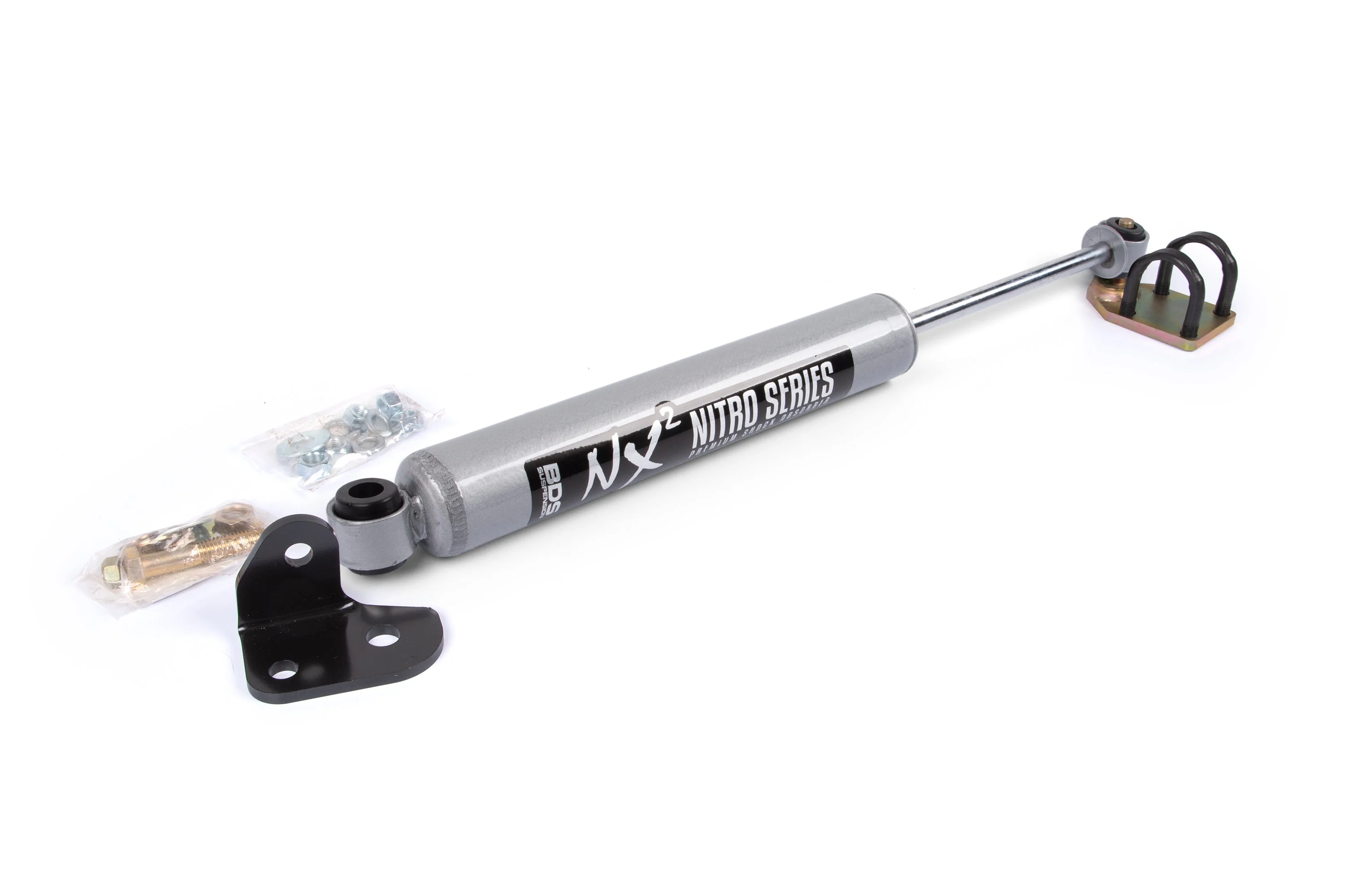 High Mount Steering Stabilizer Kit w/ NX2 Shock | Jeep Wrangler JK (07-18) - Image 2