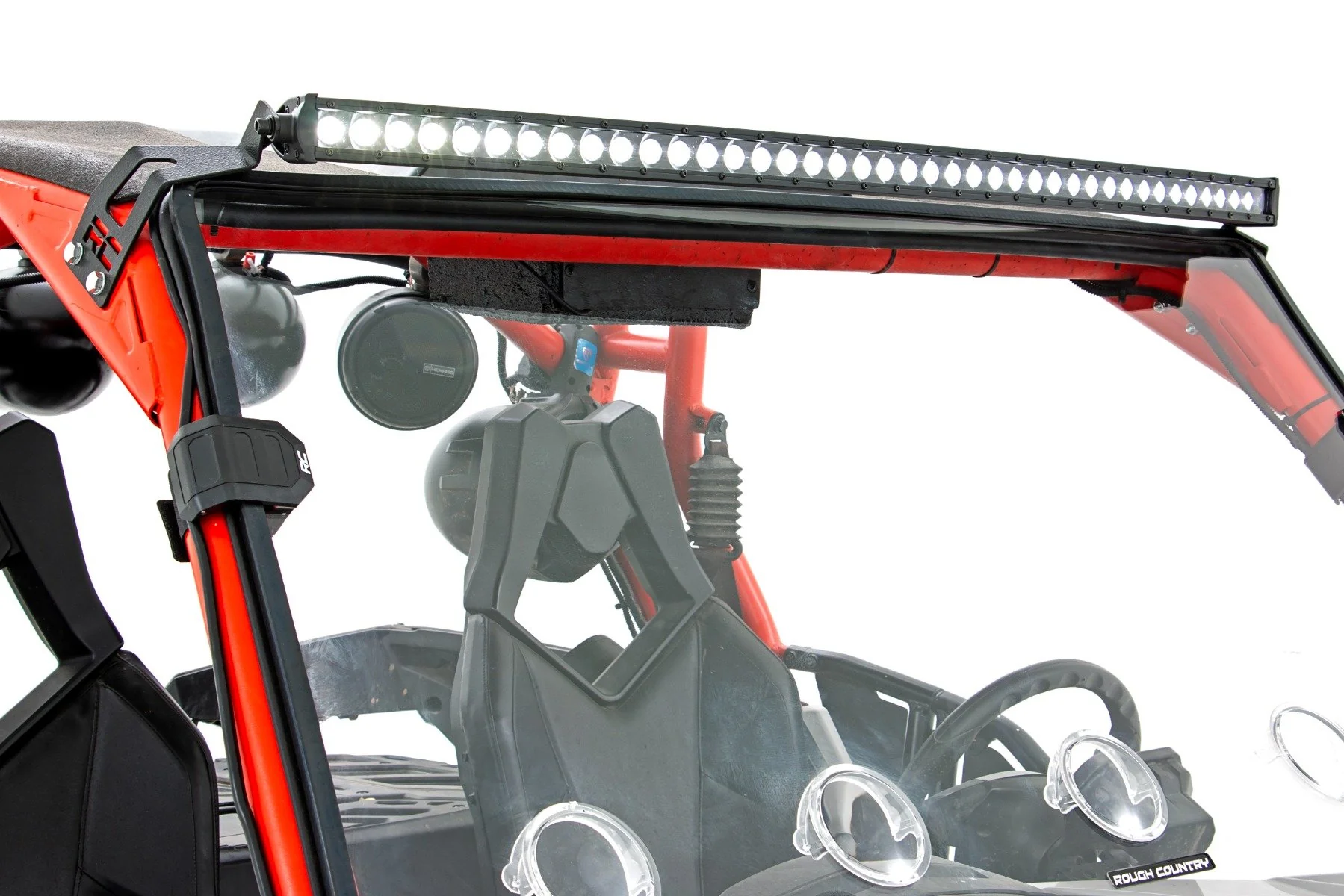 LED Front Mount 40" Black Dual White DRL for Can-Am Commander/Maverick 14-20 97037 - Image 5