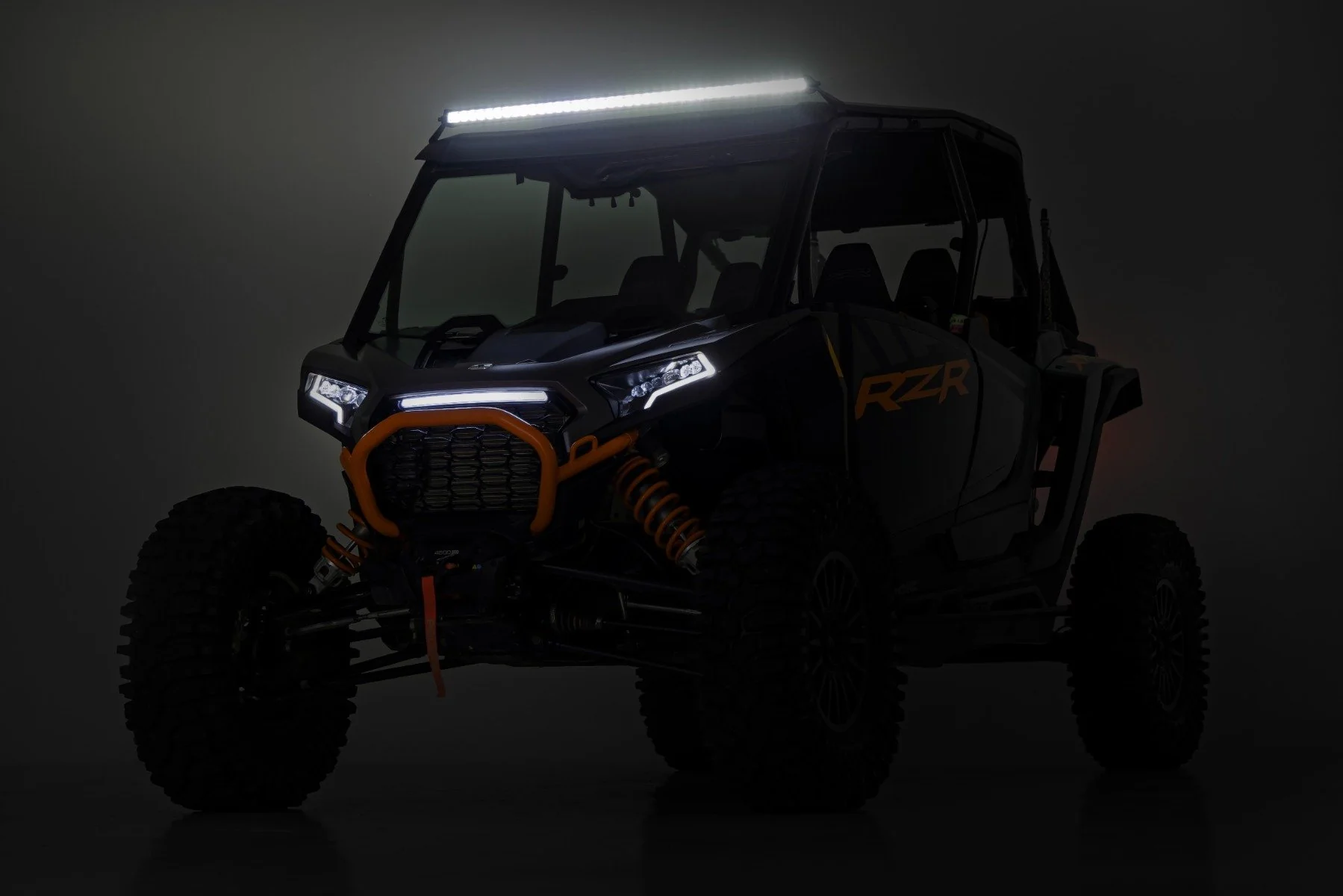 LED Light Kit Front Mount 40" Black-Series Single Row Polaris RZR XP 4 1000 2024 93180 - Image 6