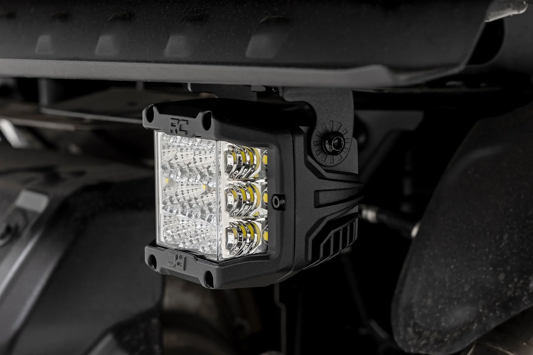 LED Light Under Bed Mount 2" Black Pair Flood for Polaris XPEDITION ADV 5 93188 - Image 4