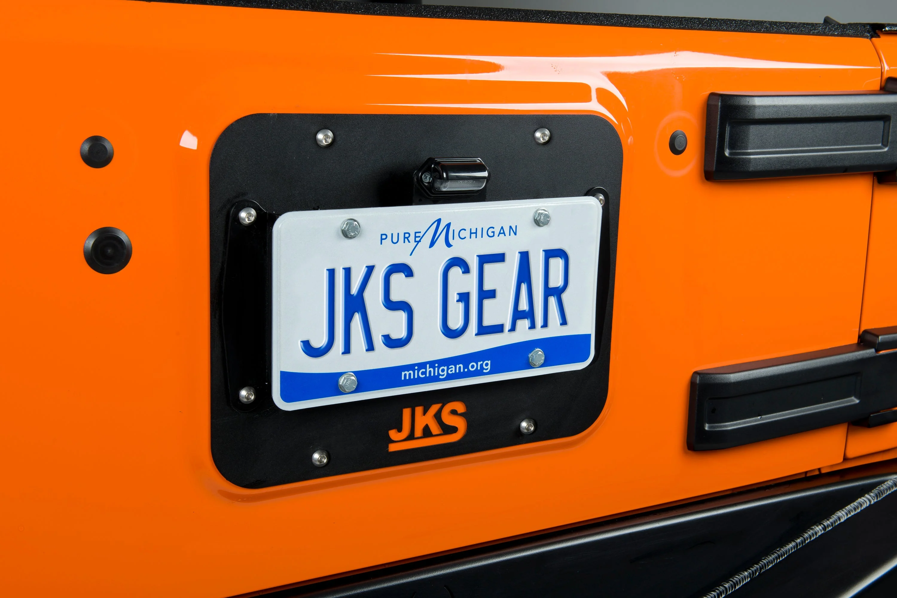 License Plate Relocation Kit w/Light | Wrangler JK - Image 4