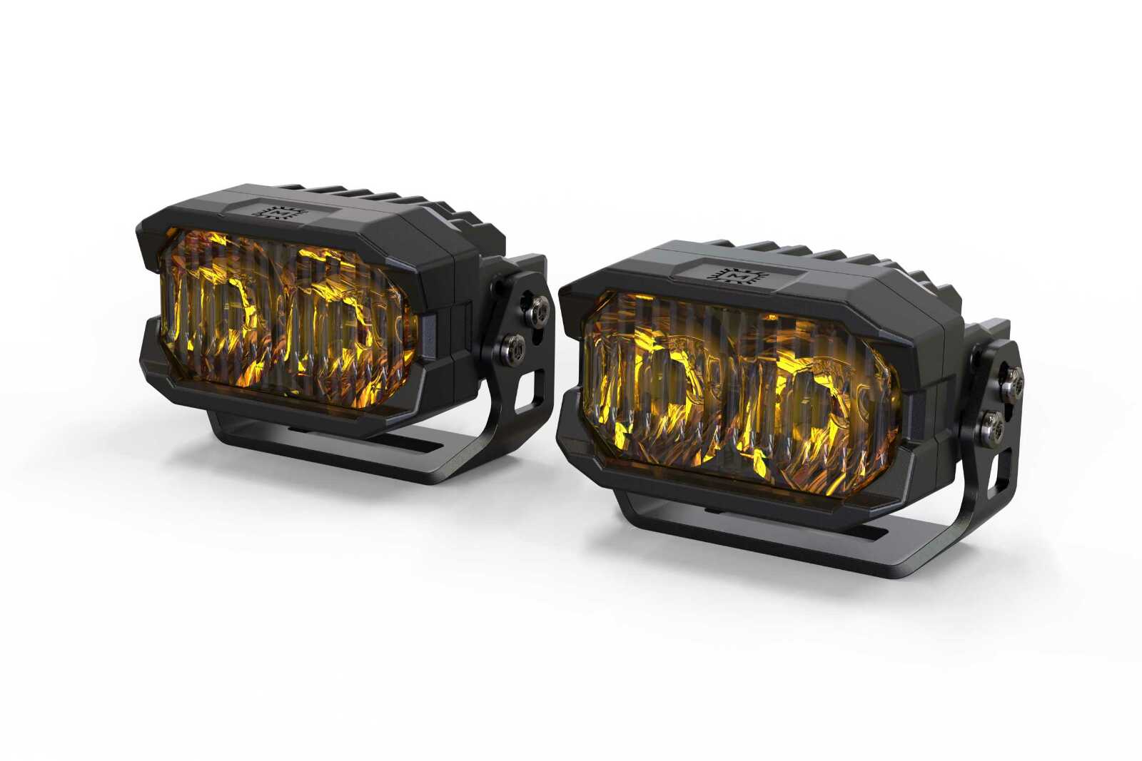 Morimoto 2Banger HXB LED Pod (Combo / Yellow / Set) - Image 2
