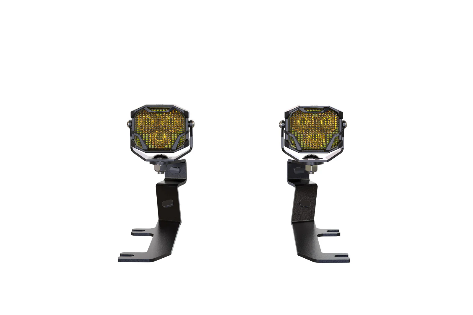 Morimoto 4Banger Ditch Light Kit: 2020+ Sierra HD (NCS Yellow Combo Beam) - Image 2