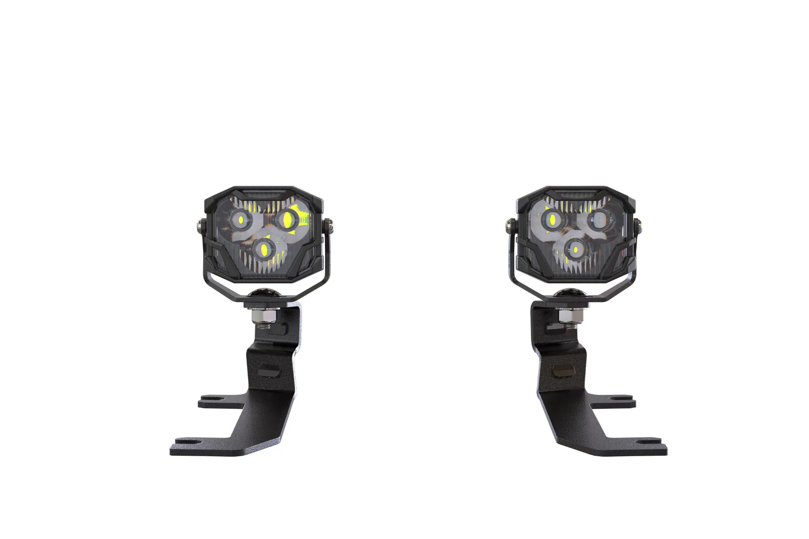 Morimoto 4Banger Ditch Light Kit: 2020+ Silverado HD (HXB White Combo Beam) - Image 2