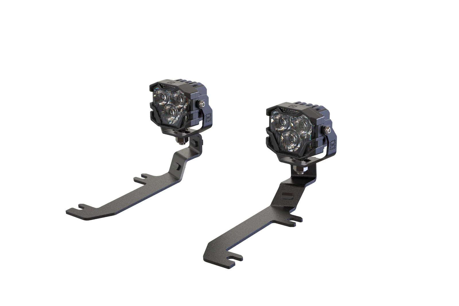 Morimoto 4Banger Ditch Light Kit: 2020+ Silverado HD (NCS White Flood Beam)
