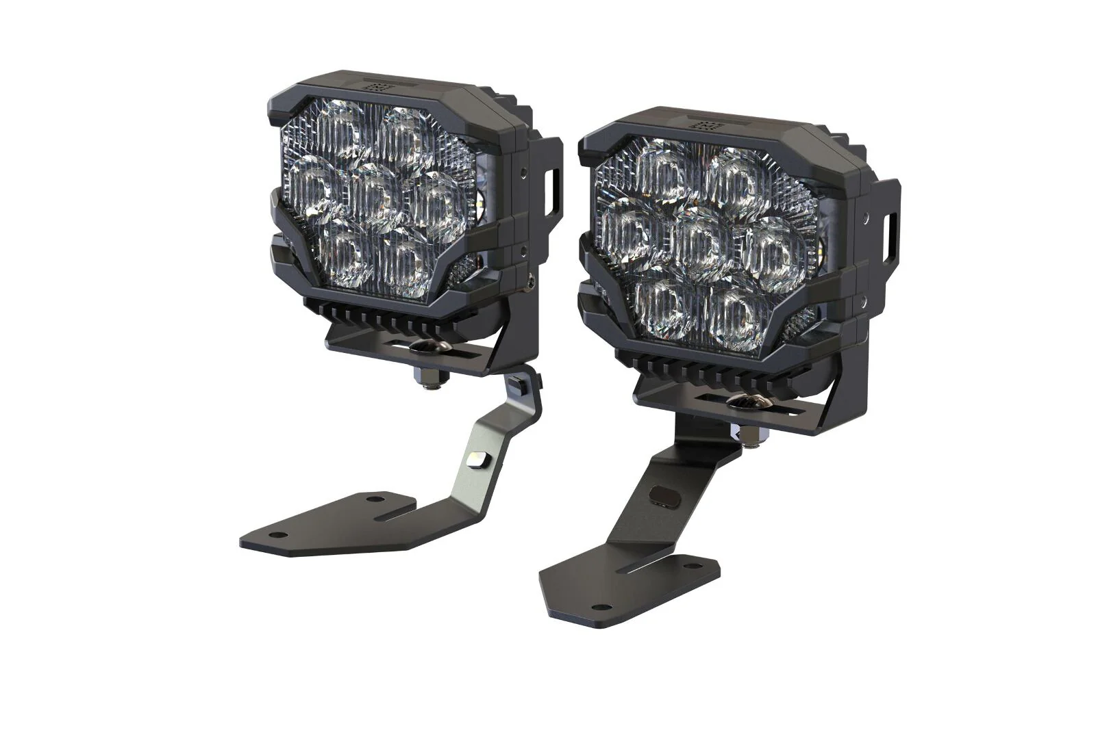 Morimoto BigBanger Ditch Light Kit: 03-10 Cayenne (HXB Yellow Combo Beam)