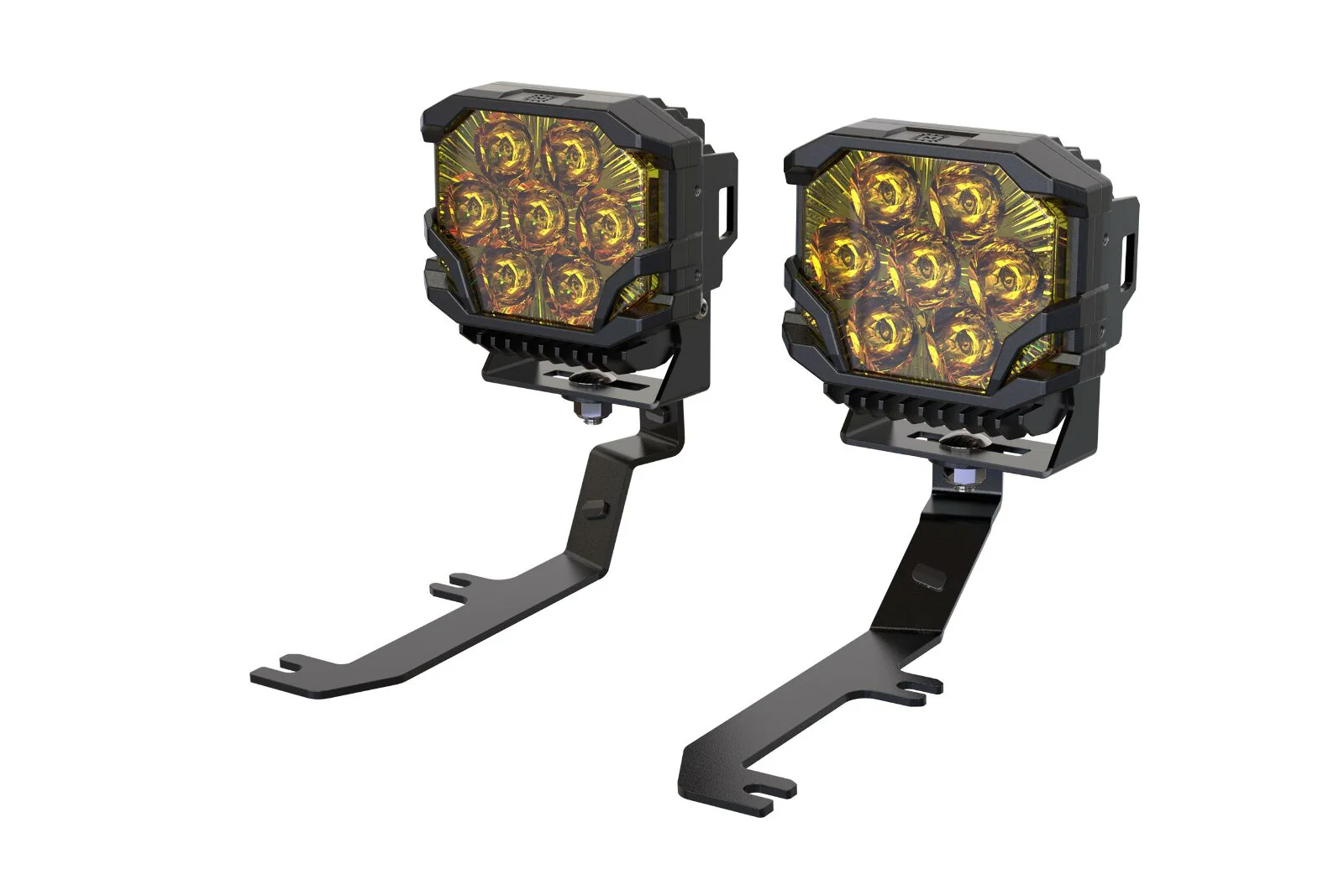 Morimoto BigBanger Ditch Light Kit: 2020+ Sierra HD (HXB White Combo Beam)