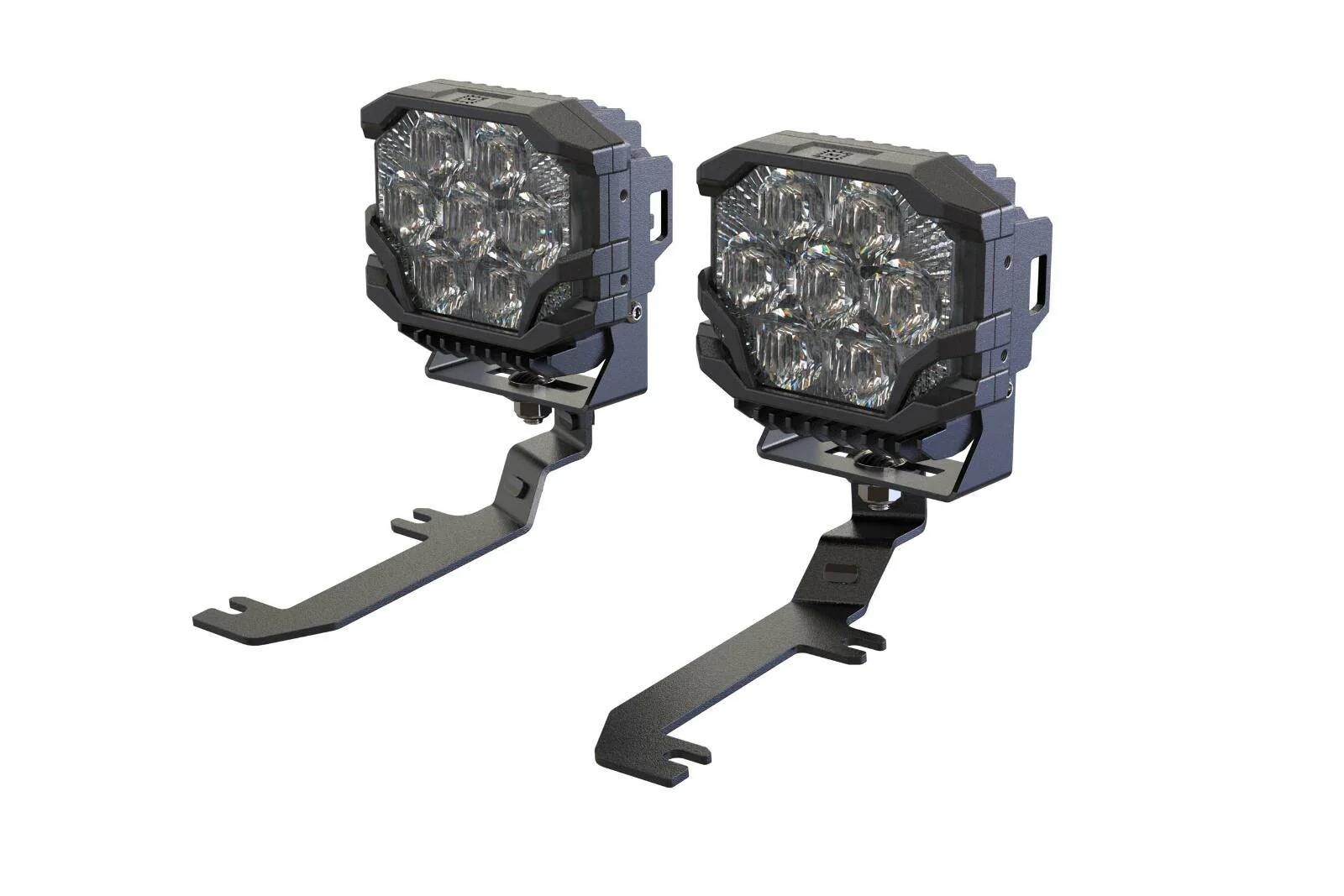 Morimoto BigBanger Ditch Light Kit: 2020+ Silverado HD (NCS Yellow Combo Beam)