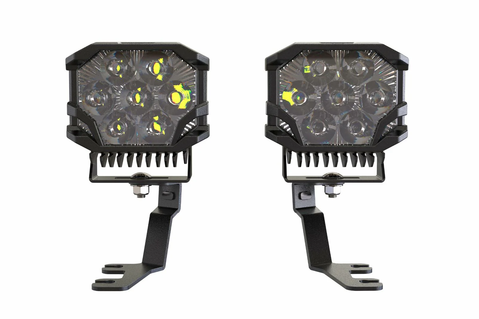 Morimoto BigBanger Ditch Light Kit: 2021+ Bronco Sport (HXB Yellow Spot Beam) - Image 2