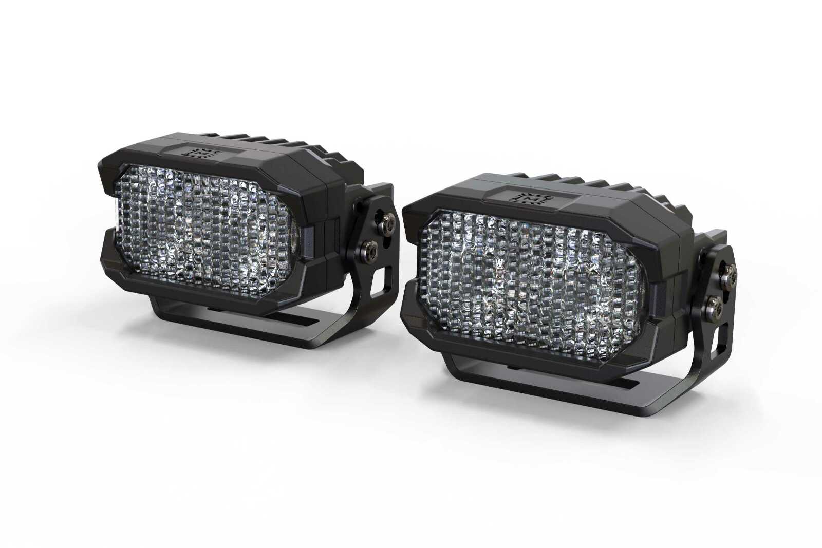 Morimoto Profile Morimoto 2Banger HXB LED Pod (Flood, Yellow, Set)