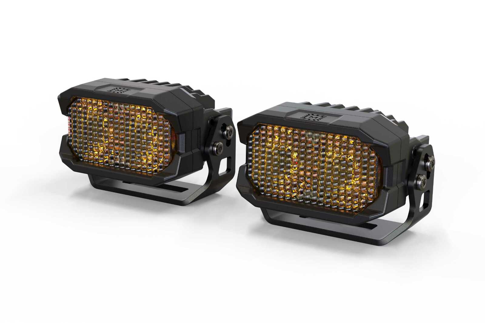 Morimoto Profile Morimoto 2Banger HXB LED Pod (Flood, Yellow, Set) - Image 2