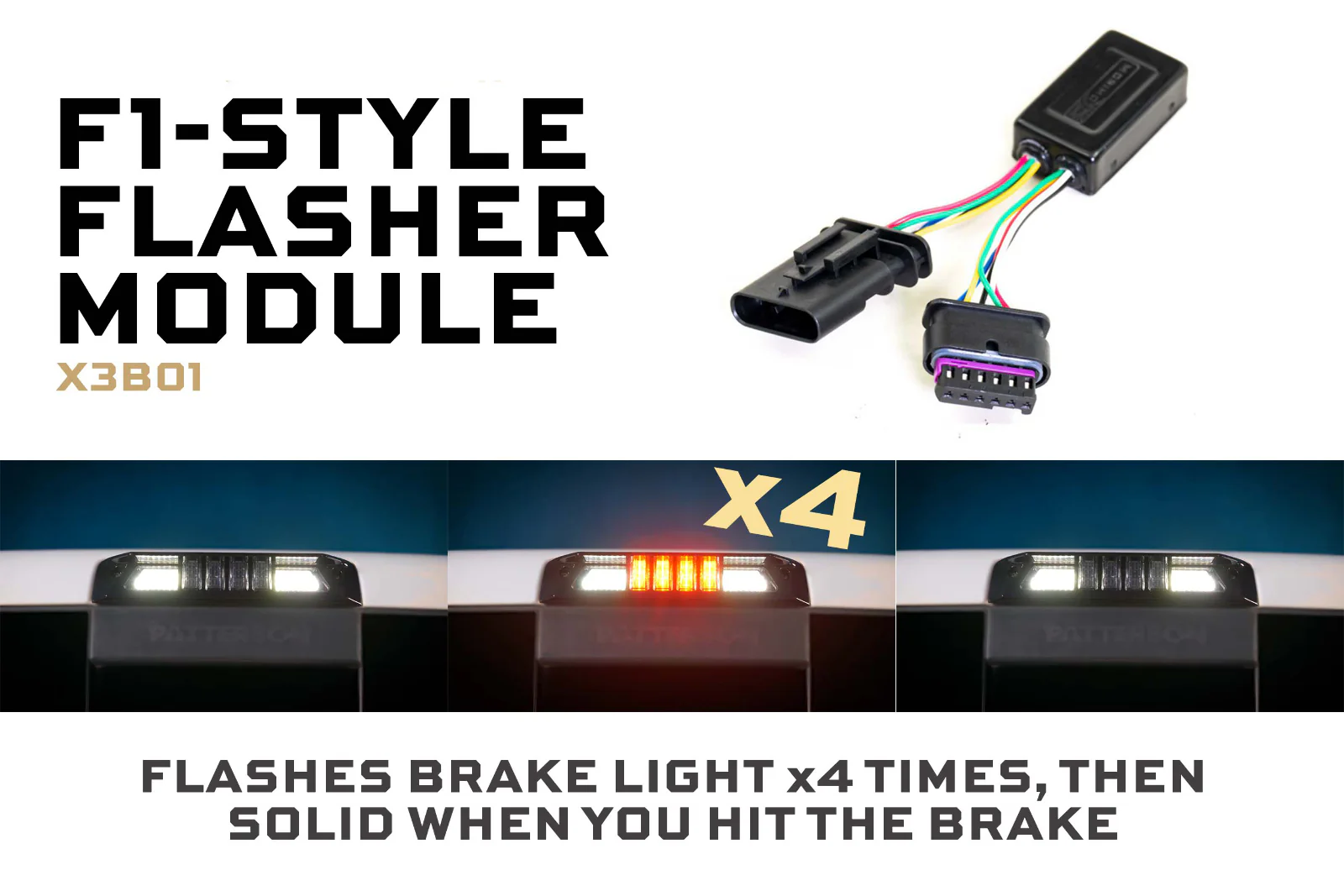 Morimoto X3B LED Third Brake Light F1 Rapid-Flash Module - Image 4