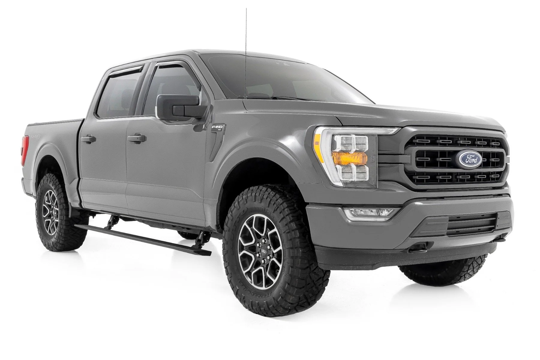 Rough Country RPT2 Running Boards Crew Cab Chevy/GMC 1500/2500HD/3500HD 07-18 PSR71525 - Image 2