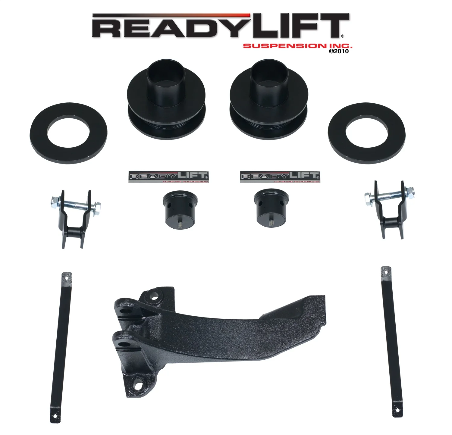 ReadyLift 2.5" Front Leveling Kit W Track Bar Bracket for Ford SuperDuty 05-07
