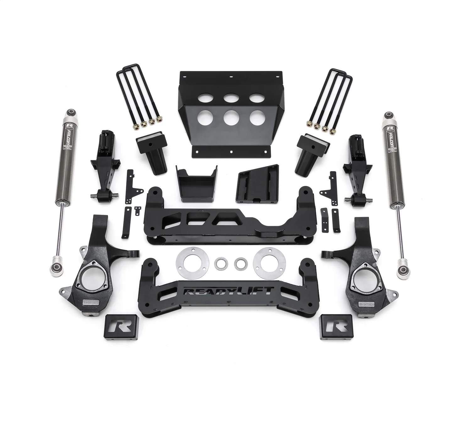 ReadyLift 7" Lift Kit Falcon 1.1 Shocks Chevy GMC Silverado Sierra 14-16 W/Alum