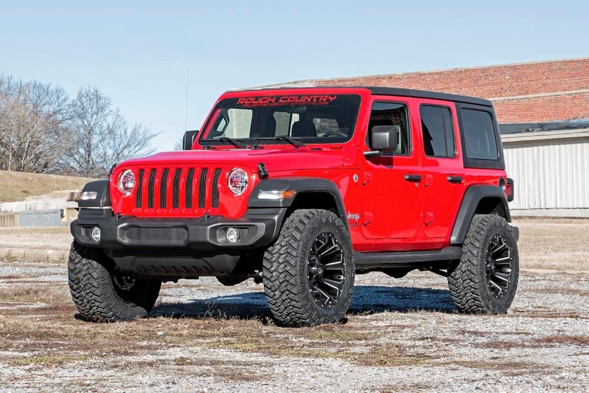 Rough Country 2.5" Lift Kit Coils M1 For Jeep Wrangler JL Rubicon 18-22 66640 - Image 6