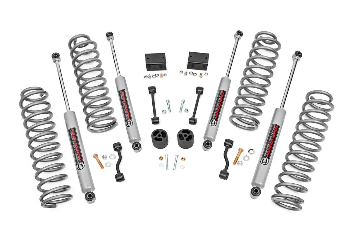 Rough Country 2.5" Lift Kit Coils N3 for Jeep Wrangler JL 4wd 2024 79630