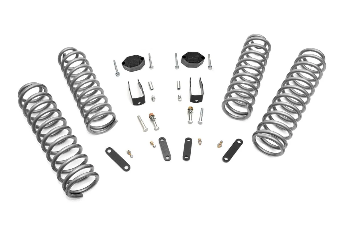 Rough Country 2.5" Suspension Lift Kit Basic for Wrangler JKU 07-18 4-Door 901