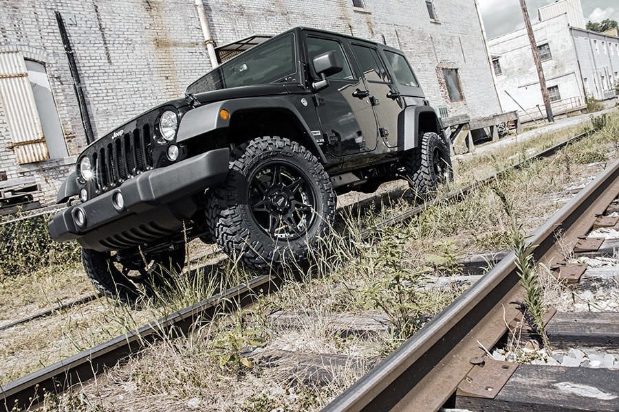Rough Country 2.5" Suspension Lift Kit Basic for Wrangler JKU 07-18 4-Door 901 - Image 4