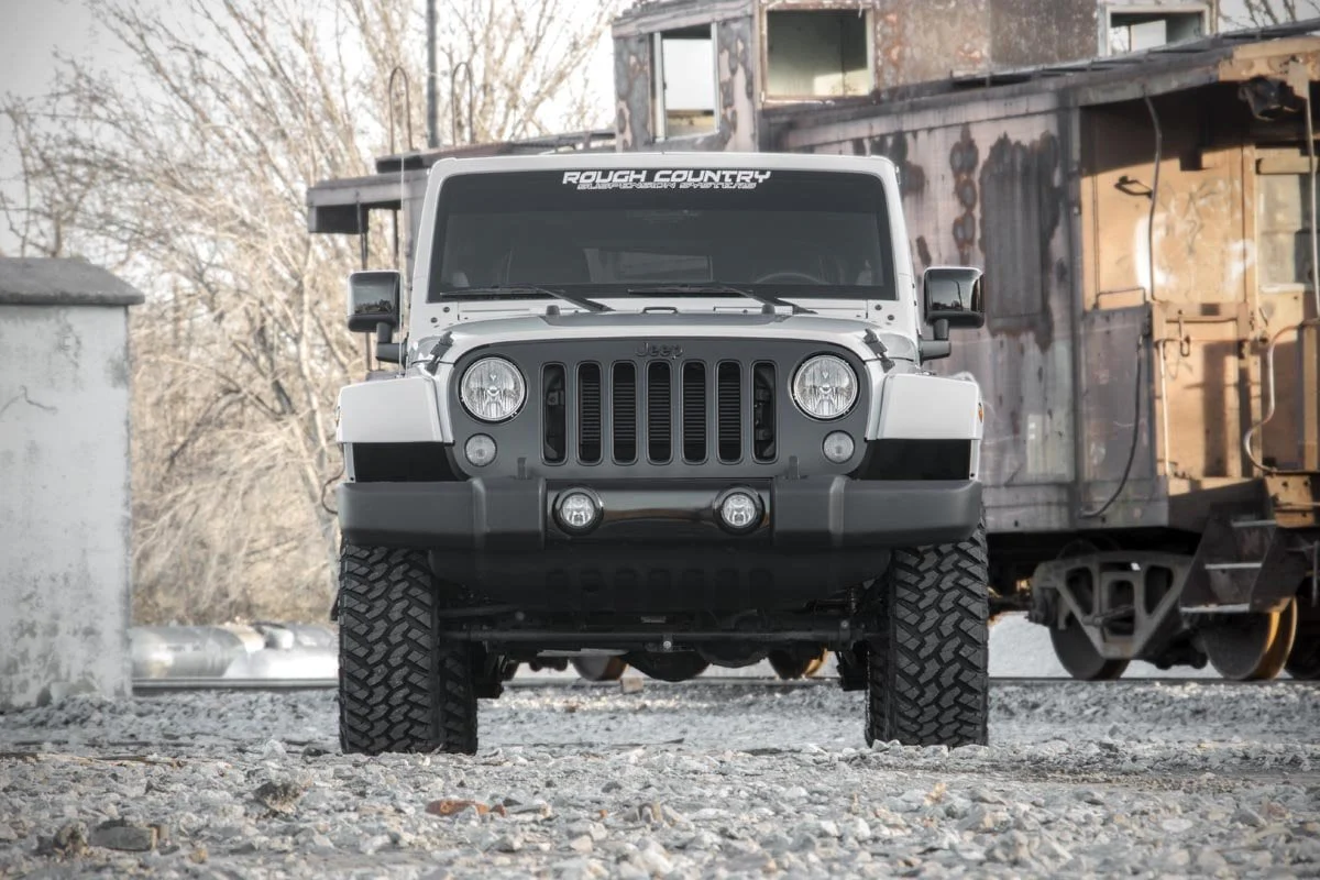 Rough Country 2.5" Suspension Lift Kit Basic for Wrangler JKU 07-18 4-Door 901 - Image 6