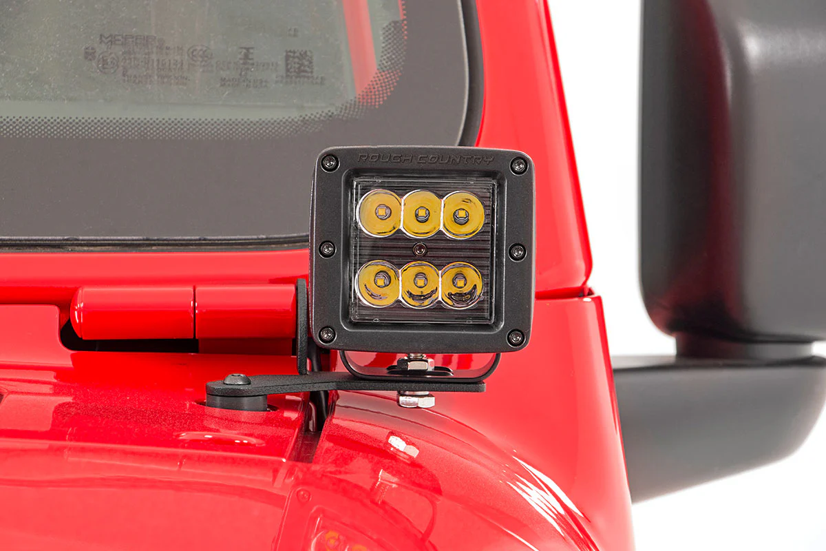 2" LED Lower Windshield Kit Wrangler JL Gladiator Blk-Series 70052DRL - Image 3