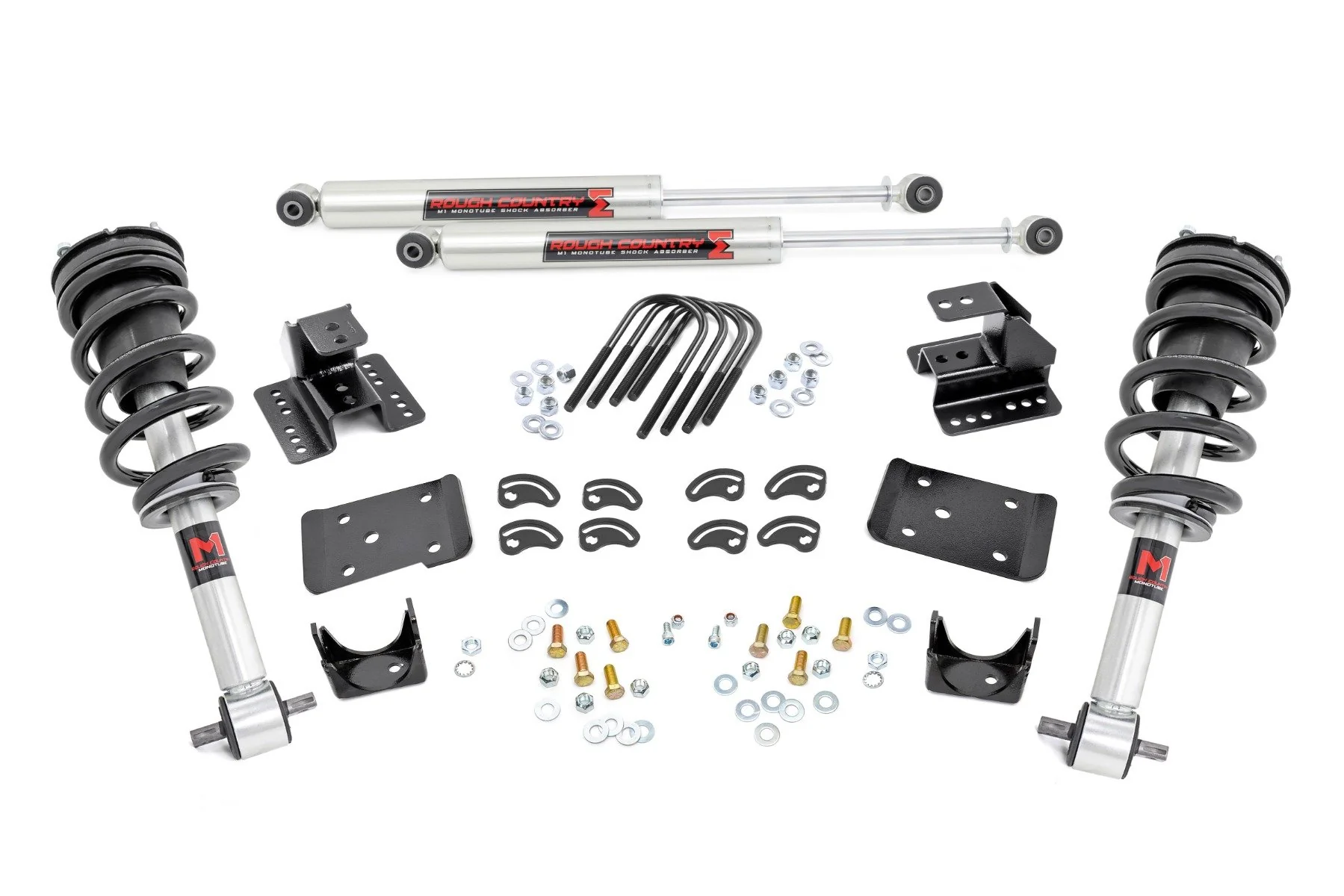 Rough Country 2" Lowering Kit | 4" Rear Lowering | M1 | Chevy/GMC 1500 4WD 14-18 71640