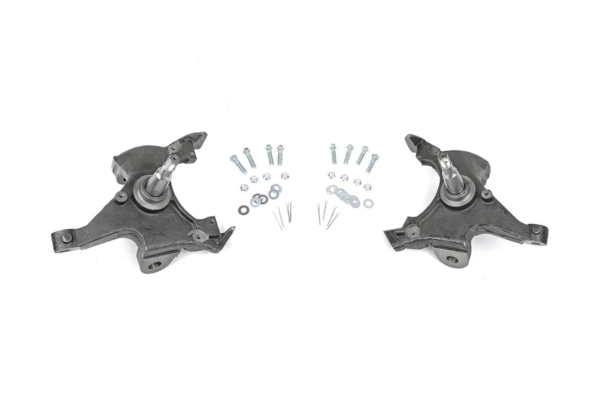 Rough Country 2" Lowering Spindles Chevy C1500/K1500 Truck Extended Ca (88-99) 1725BOX1