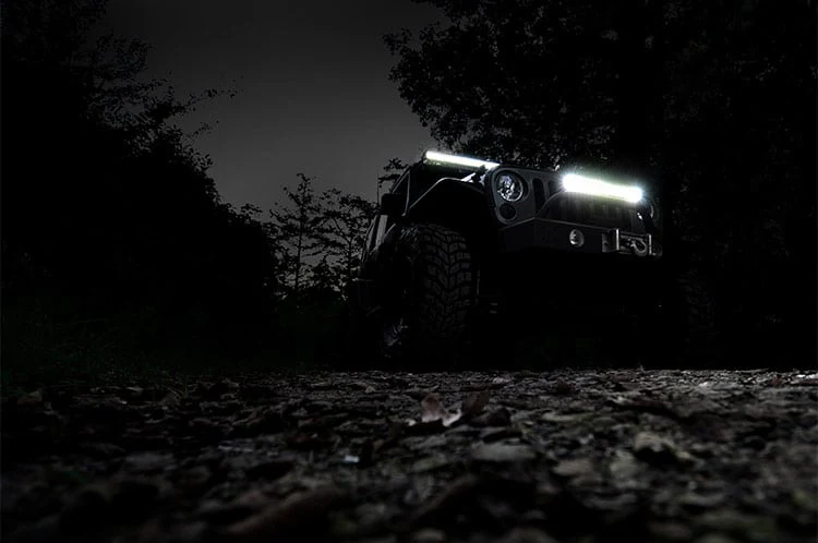 20-inch Cree LED Light Bar-Dual Row Chrome Series w/ Amber DRL 70920DA - Image 6