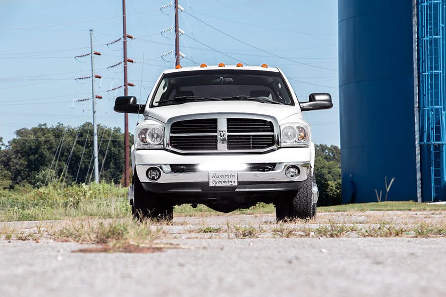 20" LED Light Bar Hidden Bumper Mounts 03-18 RAM 2500/3500 70568 - Image 5